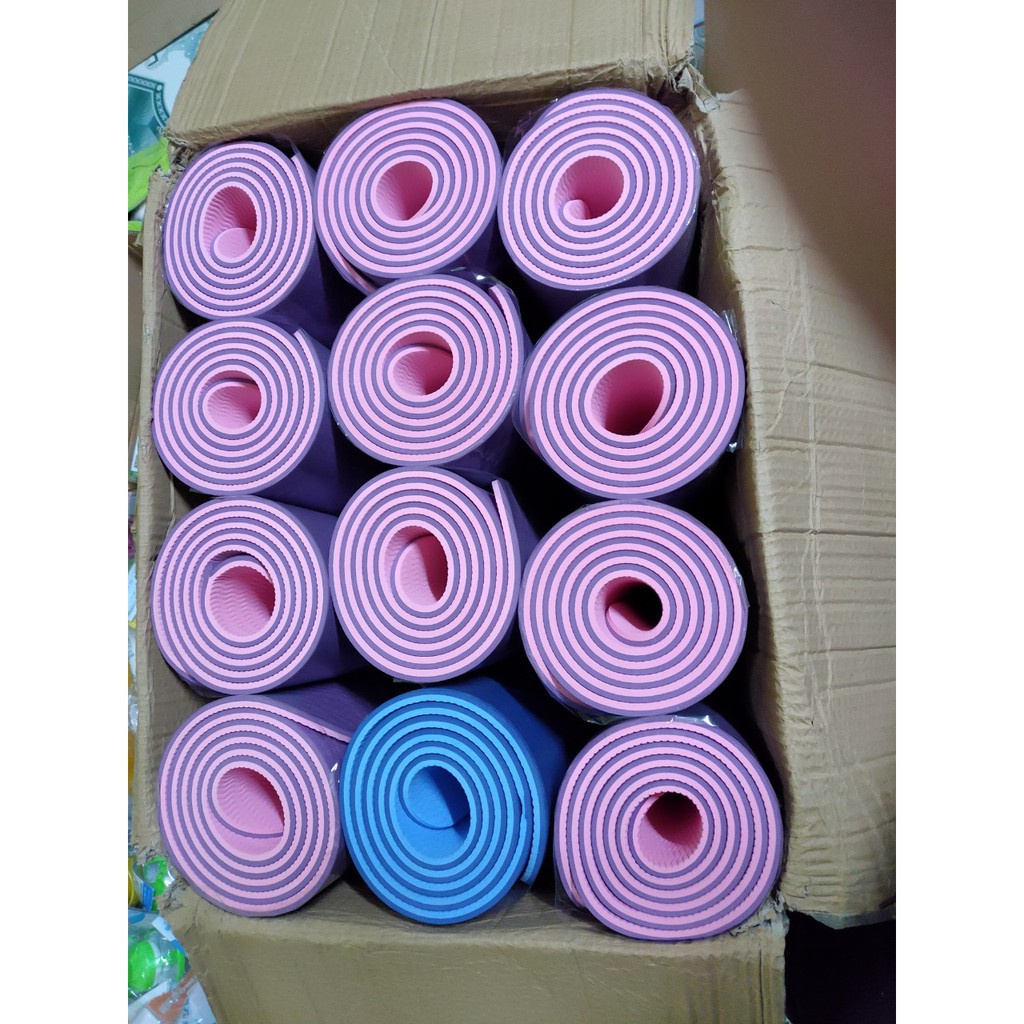 THẢM TẬP YOGA TPE 2 LỚP CAO CẤP