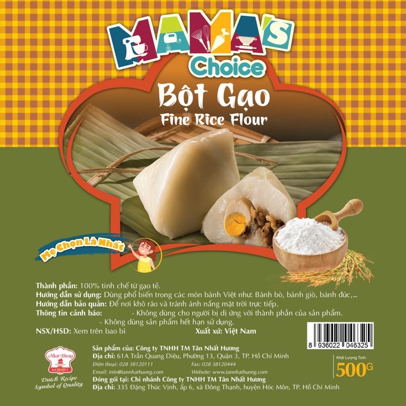 Bột gạo tẻ Mama choice 500g