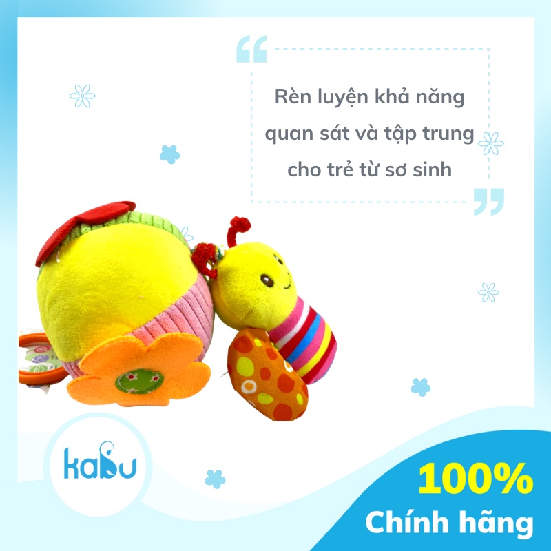 KABU - Đồ Chơi Treo Cũi Phát Triển Đa Giác Quan Cho Bé Từ 0-6 Tháng Tuổi, Đom Đóm Phát Triển Đa Xúc Giác Cho Bé Từ 0-6 T