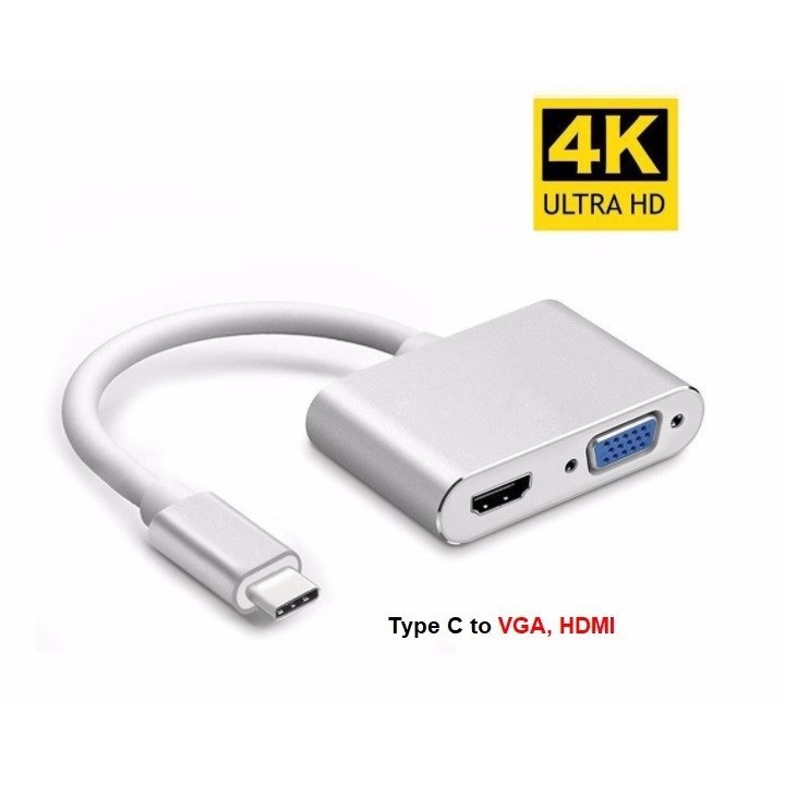 Cáp Chuyển Type-C ra HDMI và VGA