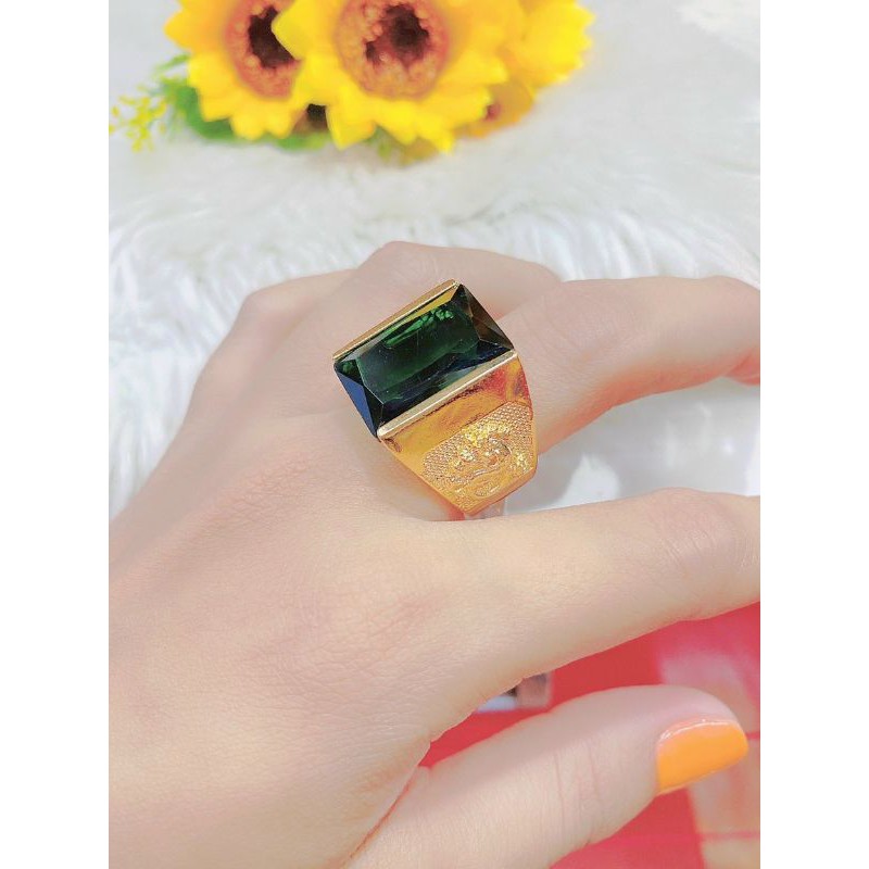 Nhẫn Nam Mạ V.àng Chạm Rồng Mẫu N9 - Nam Tính - Mang Đi Chơi, Đi Tiệc Rất Đẹp