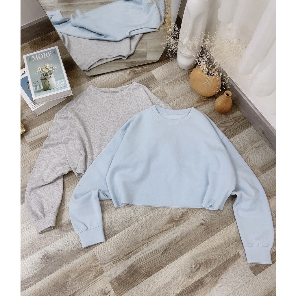 ÁO CROP LAI CẮT TAY DÀI
