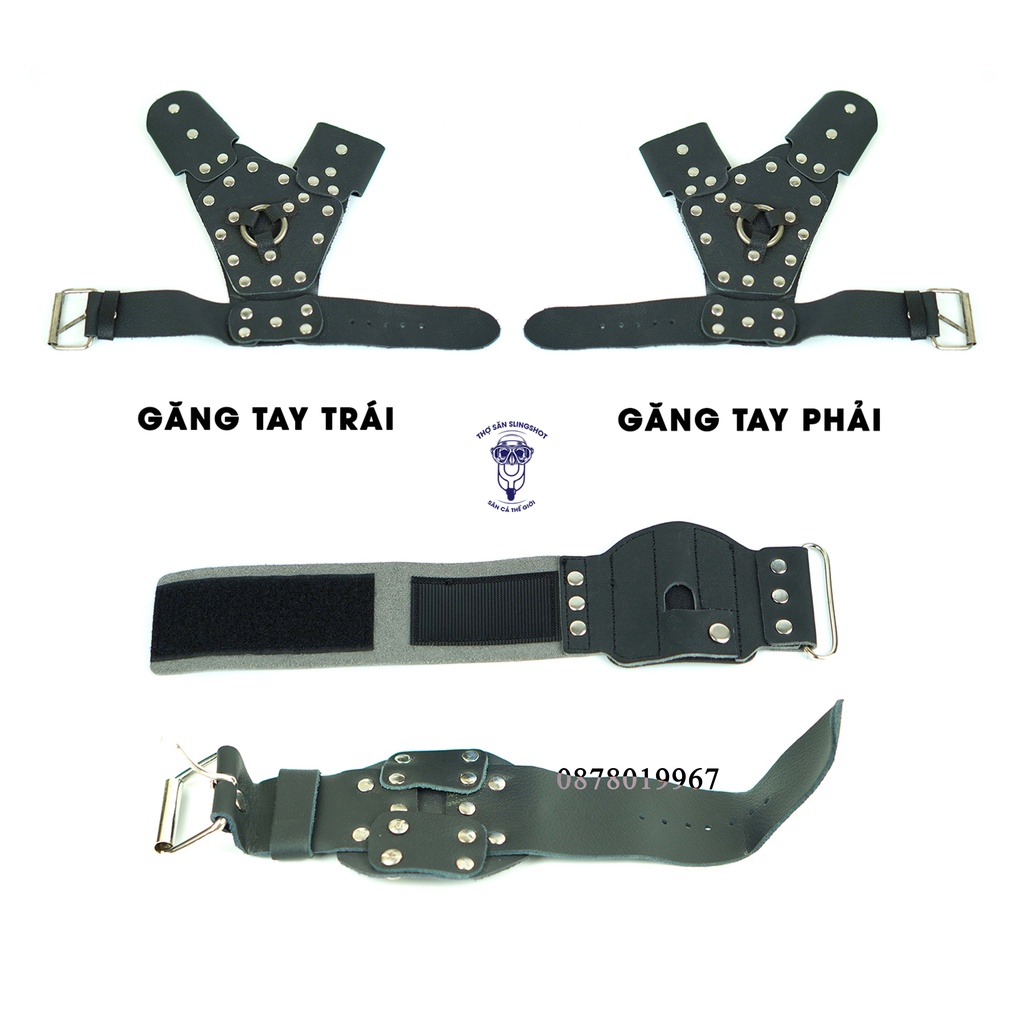 Combo bao tay ná bắn cá kèm dây đeo máy thu cước cho người chơi ná bắn cá