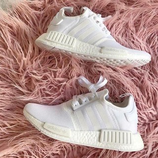 [Ảnh thật + full box] Giày NMD full white