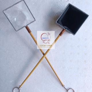 Vợt Nước Chống Shock và Show Cá - Hàng Công Ty - Vợt trong suốt