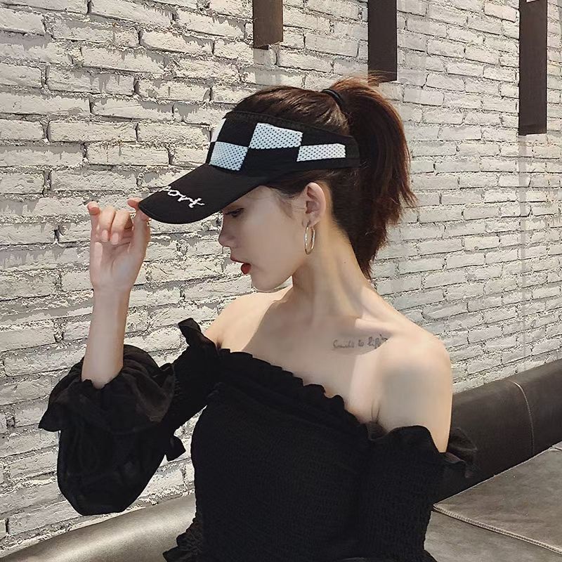 Mũ Lưỡi Trai Nửa Đầu Chống Nắng Hở Chóp Thời Trang Cho Nam Và Nữ