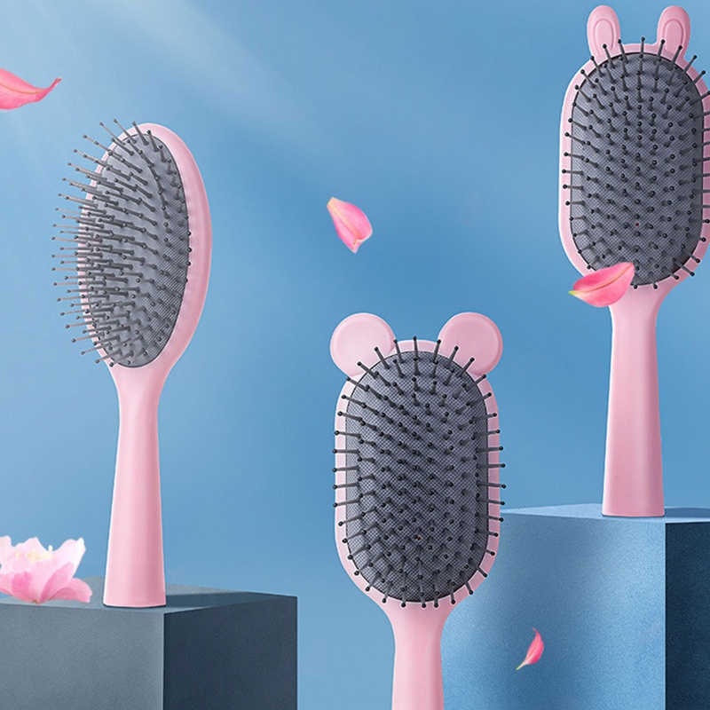 Lược Chải Tóc Massage Da Đầu Tạo Kiểu Tóc Xoăn / Thẳng Dễ Thương Chuyên Nghiệp Dành Cho Nam Và Nữ