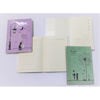 Sổ ghi chú , sổ tay bìa dẻo kim tuyến nhỏ