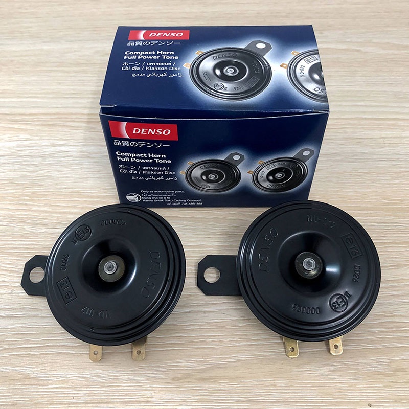 Còi sên Denso chính hãng 12v lắp các xe ô tô từ 4 chỗ đến 16 chỗ, xe máy. Bảo hành 12 tháng