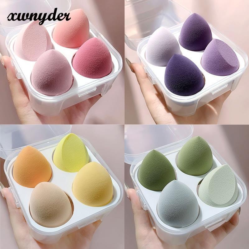 Set 4 Mút Trang Điểm Nhiều Màu Sắc