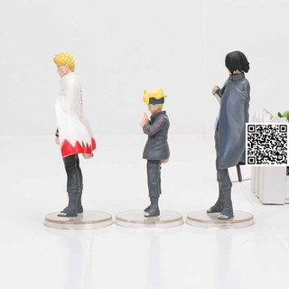Mô hình bộ 3 BORUTO Sasuke Naruto 1067