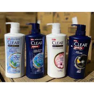 Dầu gội clear men 450ML và clear bạc hà 480 ML mẫu mới 2022