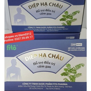 VIÊN DIỆP HẠ CHÂU FITO - HỖ TRỢ ĐIỀU TRỊ VIÊM GAN - SUY GIẢM CHỨC NĂNG GAN