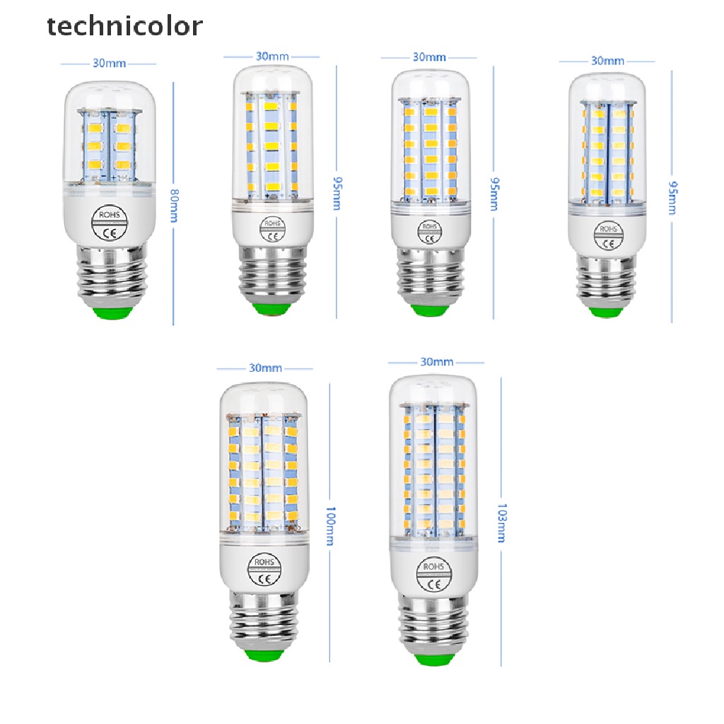 Bóng Đèn LED Bắp Ngô E27 E14 7W 9W 12W 15W 20W 25W 5730 SMD Ánh Sáng Trắng Ấm