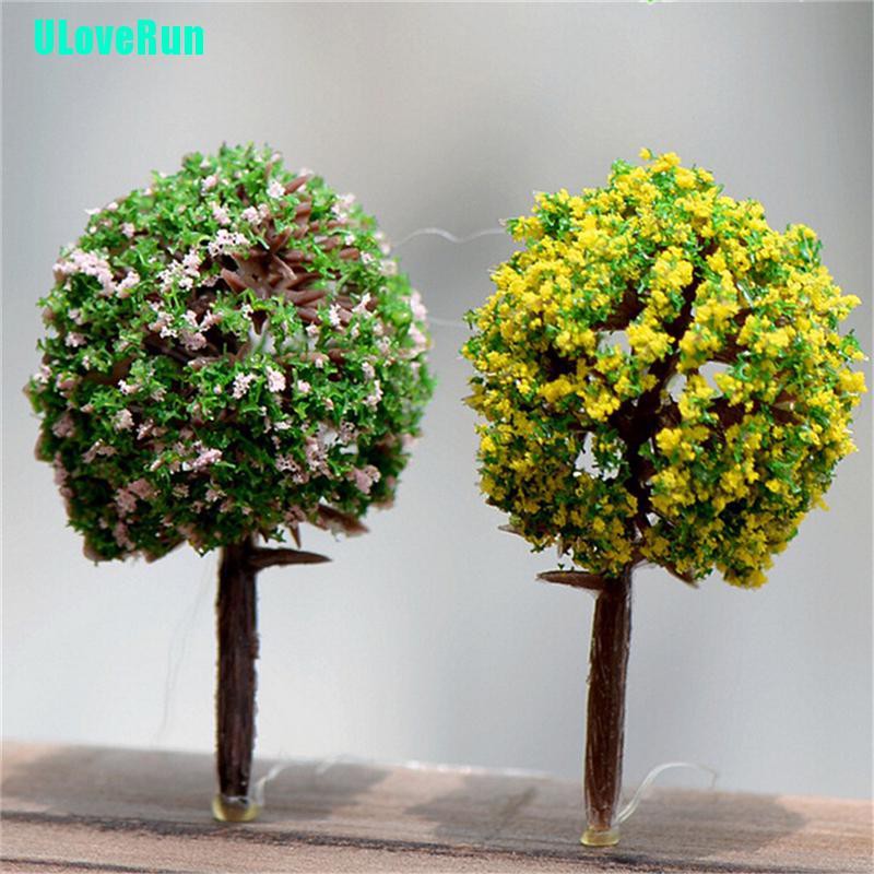 5 Cây hoa giả nhiều màu sắc trang trí tiểu cảnh