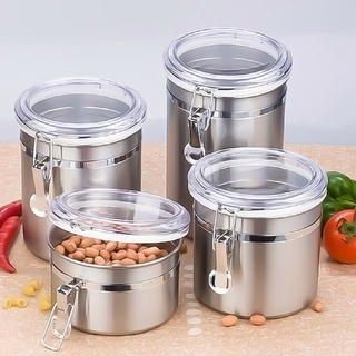 Hộp Đựng Đường Cà Phê Bằng Thép Không Gỉ