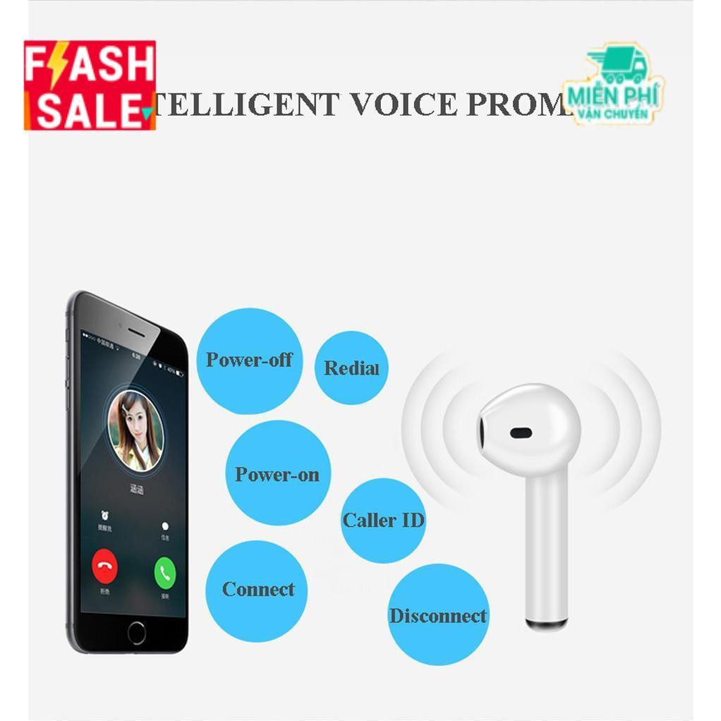 Tai nghe bluetooth dành cho iPhone X 8 7 6 6S Plus Samsung Phone I7 (Android/iPhone)