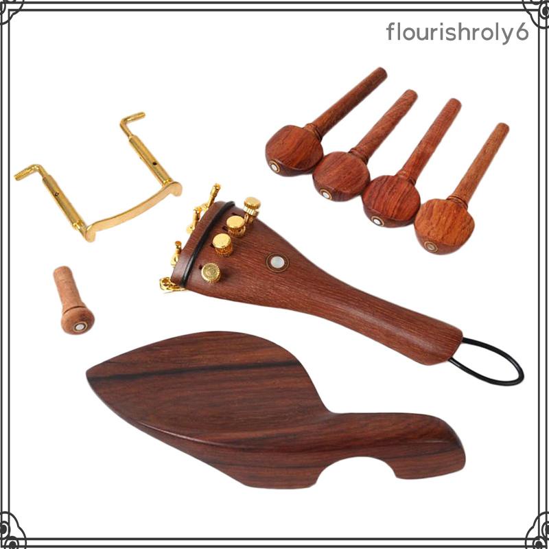 1 Bộ Chốt Chỉnh Dây Đàn Violin Bằng Gỗ Hồng Mộc 4 / 4 flourishroly6