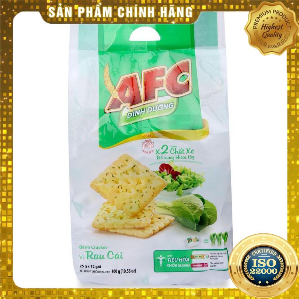 [ Yams Mart ] Bánh AFC Rau Cải 300G