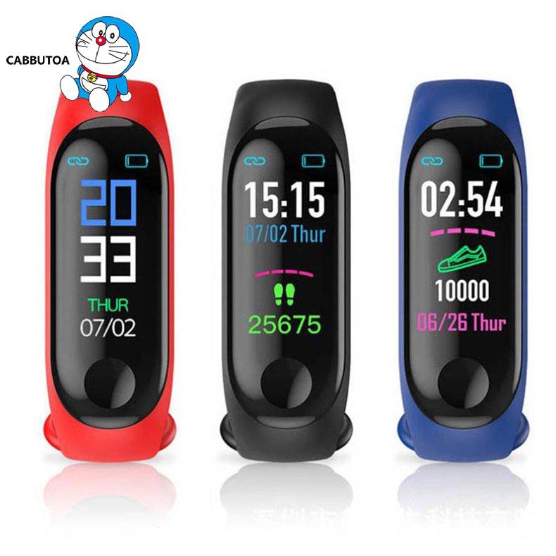 Đồng Hồ Đeo Tay Thông Minh M3plus Đo Nhịp Tim / Nhắc Nhở Giấc Ngủ Chống Nước