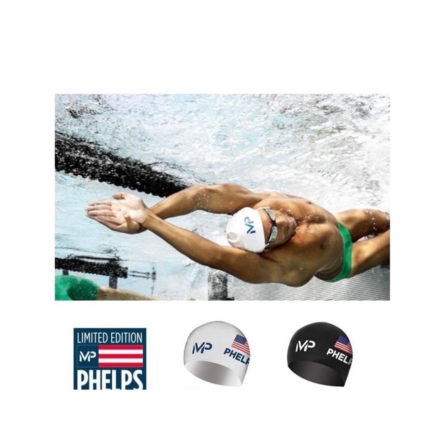 Nón Bơi Mp Phelps Hàng Chính Hãng 3D không đường viền