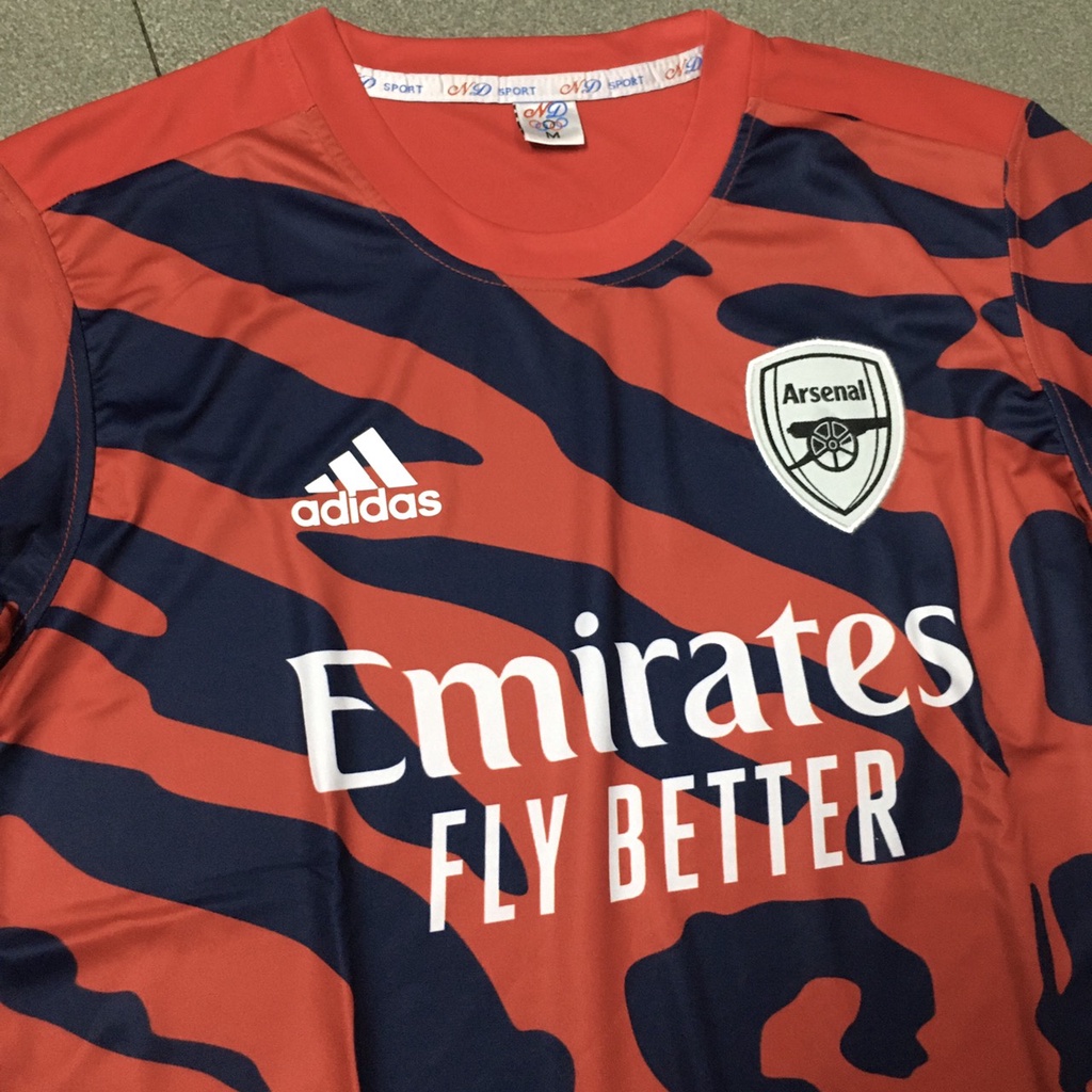 Bộ quần áo đá banh CLB Arsenal đỏ xanh 22-23