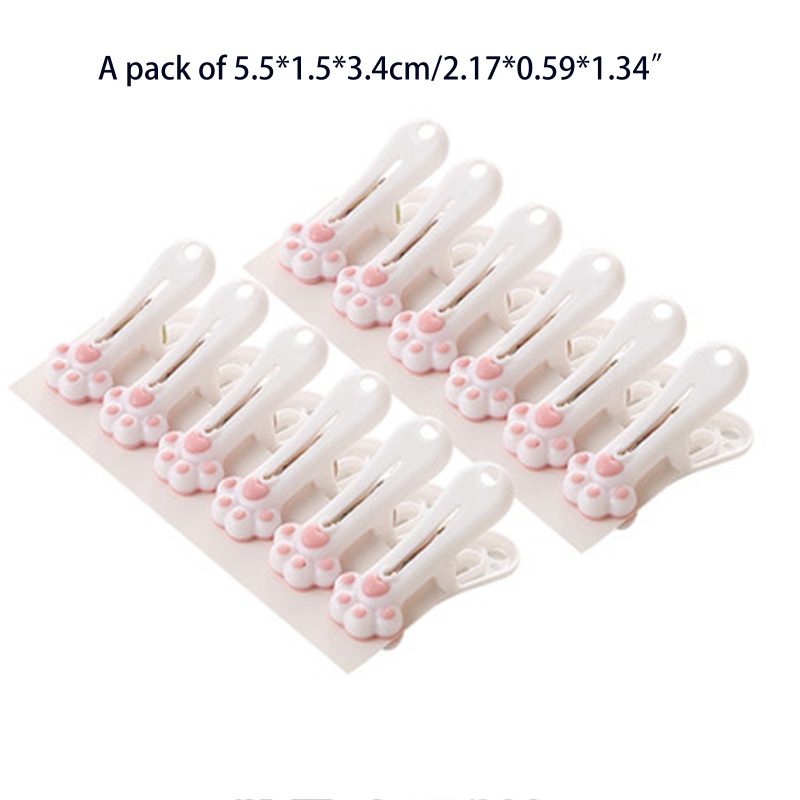 Set 12 Kẹp Quần Áo Mini Dễ Thương Chống Nhăn Tiện Dụng
