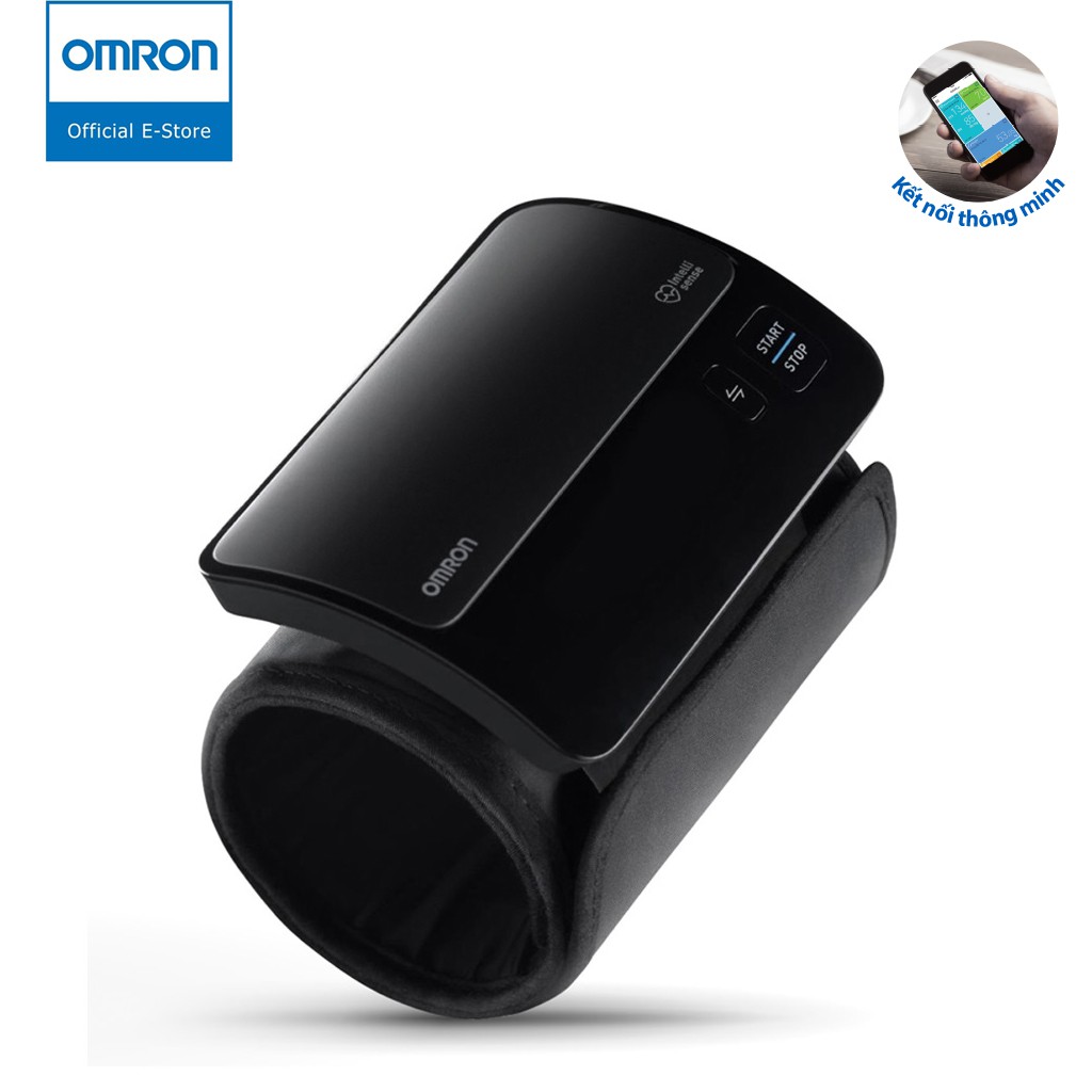 Máy Đo Huyết Áp Cao Cấp Omron HEM-7600T | Kết Nối Bluetooth, Công nghệ Intellisense , Vòng Bít Không Dây Xoay 360 Độ