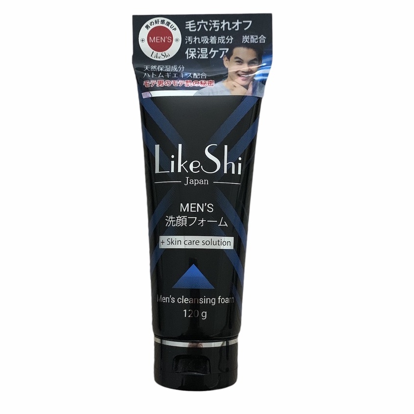 Sữa Rửa Mặt Dành Cho Nam Da Dầu Mụn LIKESHI nhật bản 120ml chính hãng