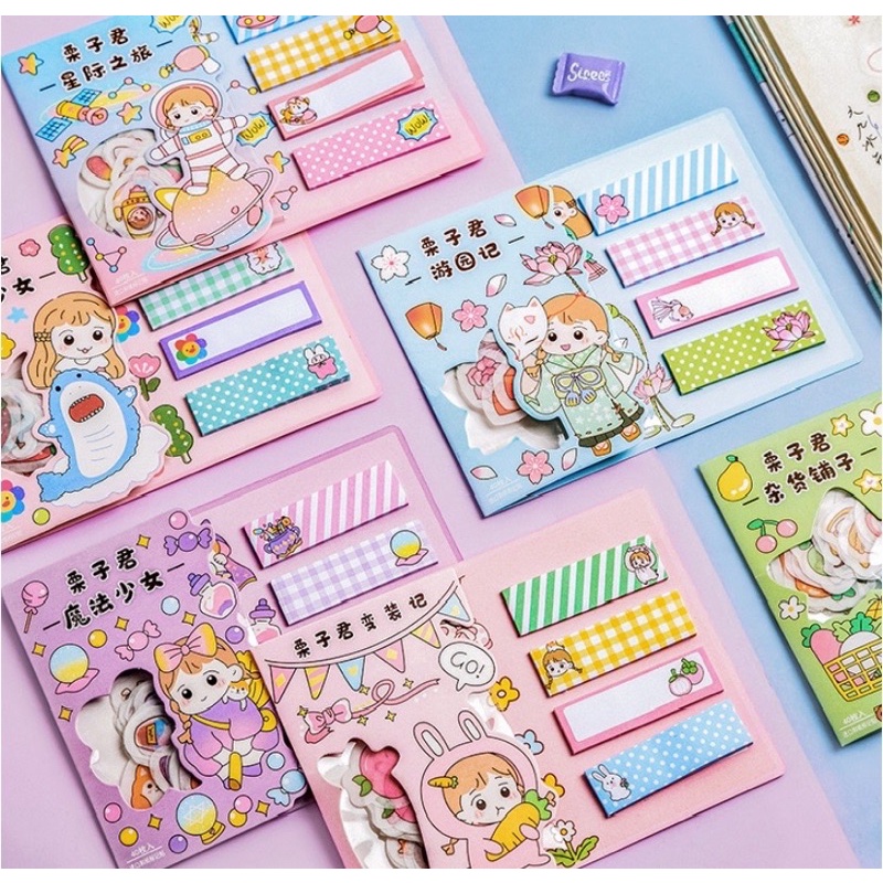 SET 40 HÌNH DÁN & 80 STICKER TRANG TRÍ