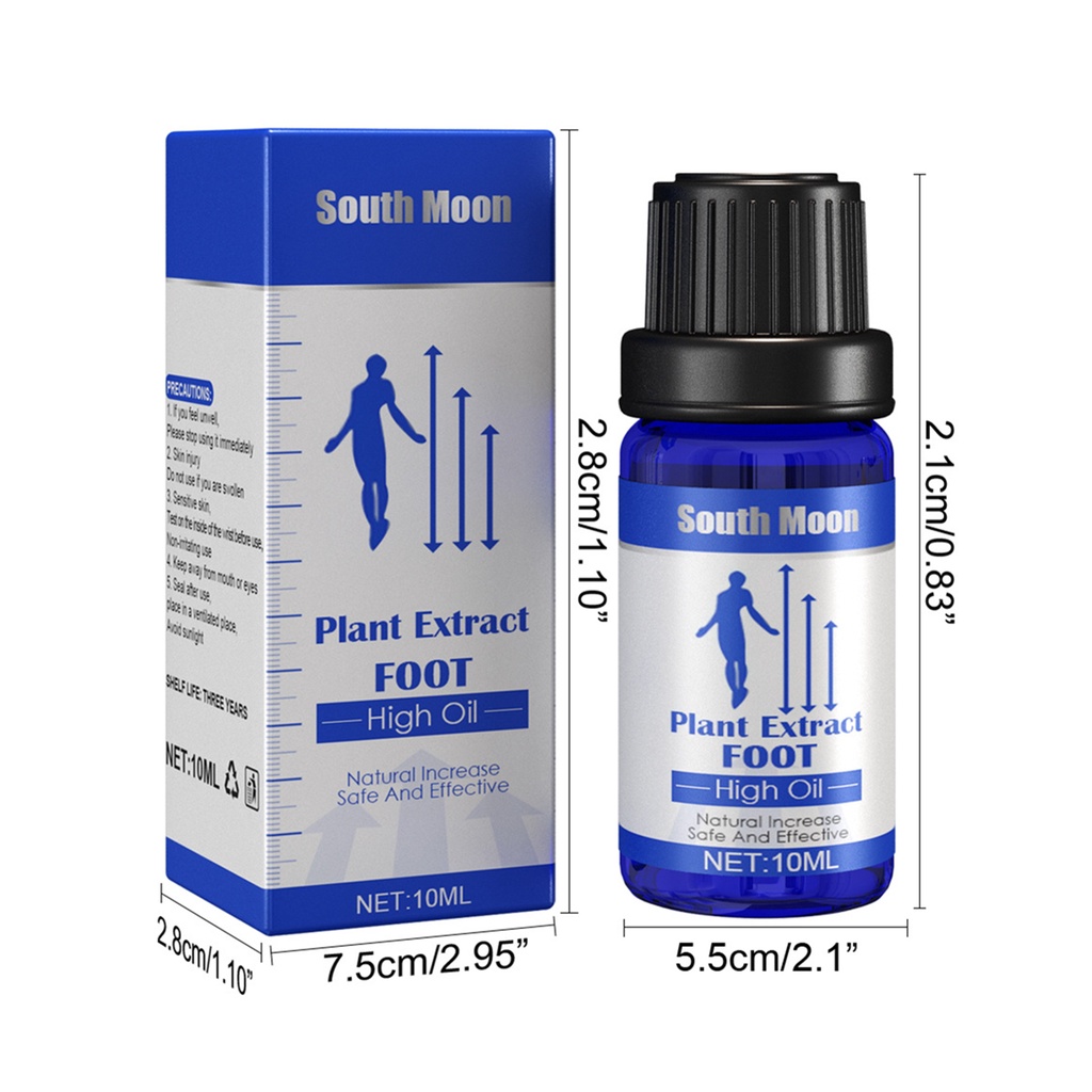 Dầu Thảo Dược Tăng Chiều Cao Chân 10ml Hấp Thụ Nhanh