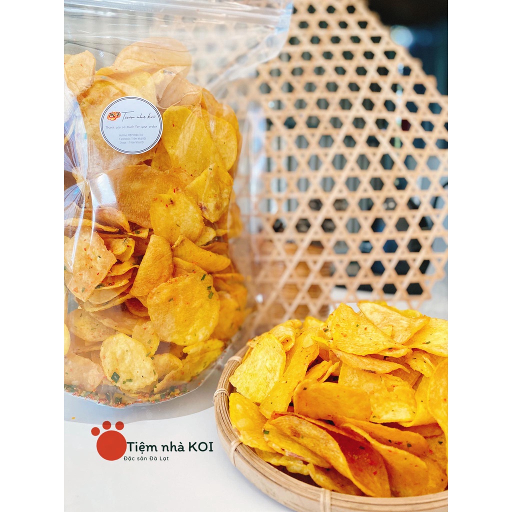 Khoai Lang Sấy Mắm Hành/500gr - Đặc sản Đà Lạt