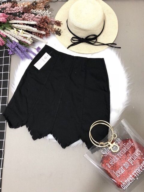 Chân váy kaki tua rua ulzzang | BigBuy360 - bigbuy360.vn