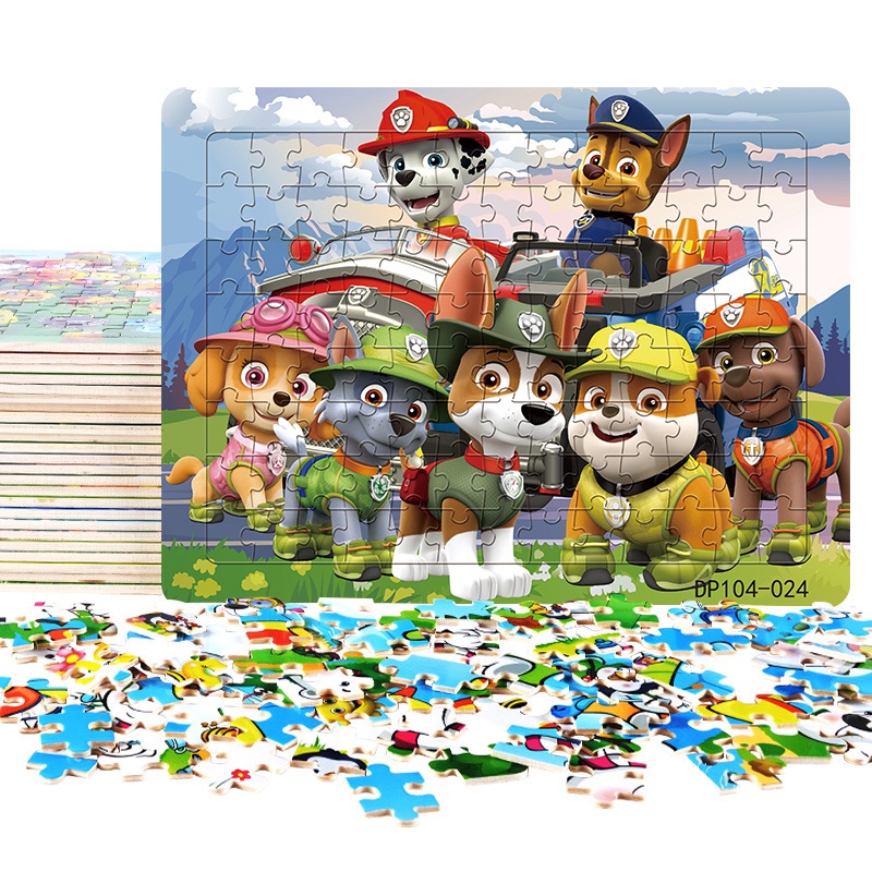 Bộ đồ chơi xếp hình Plants vs. zombies 104 mảnh dày 4mm thân thiện với môi trường dành cho bé