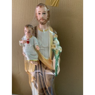 Tượng công giáo-Tượng thánh cả giuse bế chúa hài đồng cao 40cm