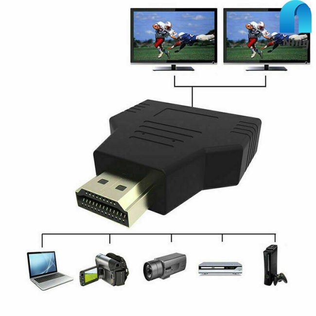 Bộ Chuyển Đổi Chia Cổng HDMI 1 Trong 2 1080P Cho PS4 Xbox HDTV