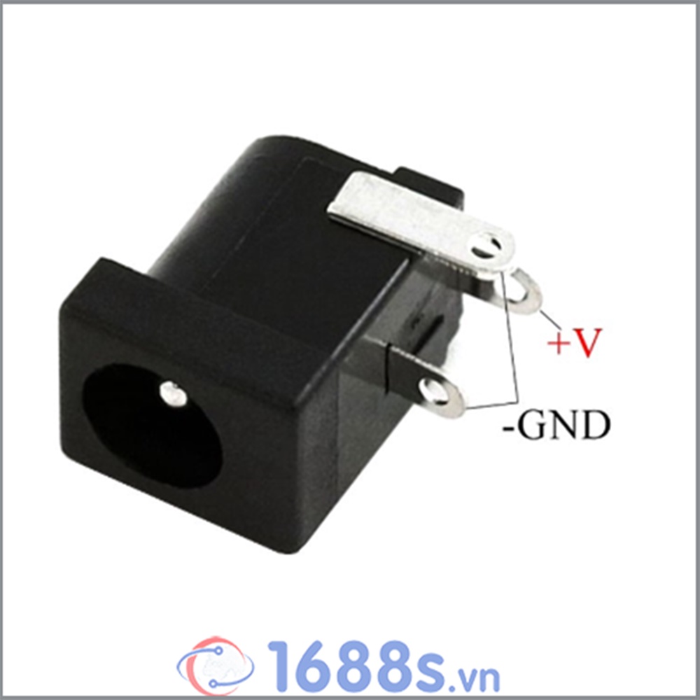 Jack nguồn DC Cái 5.5*2.0 / 5.5*2.5 - chân hàn - 1688s.vn