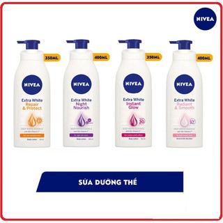 Sữa dưỡng thể dưỡng trắng nivea chai 350ml/400ml