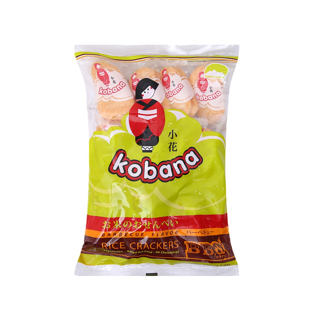 [BÁNH THÁI] Bánh gạo mặn vị Barbecue Kobana gói 150g