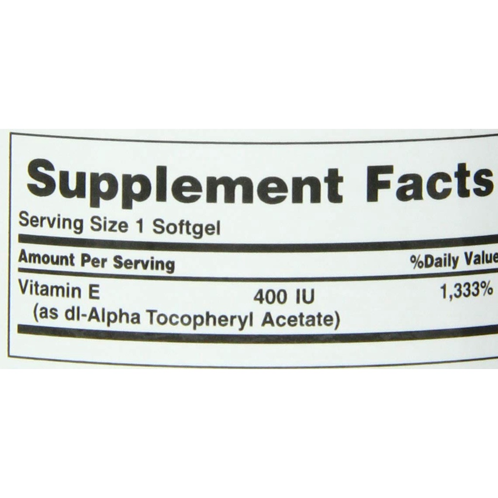 Nature's Bounty Vitamin E 400iu, chống lão hóa, tăng cường sức khỏe, 120 viên