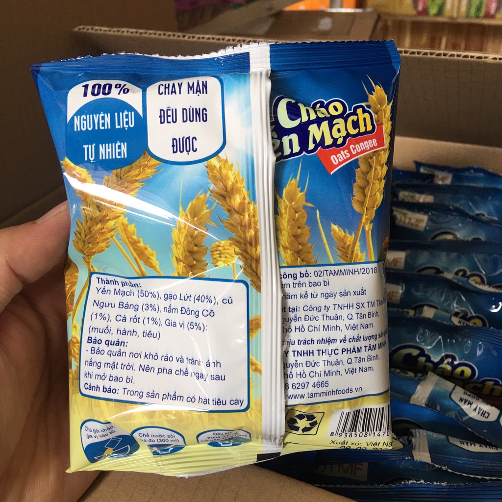 Cháo Yến Mạch Tâm Minh 50g