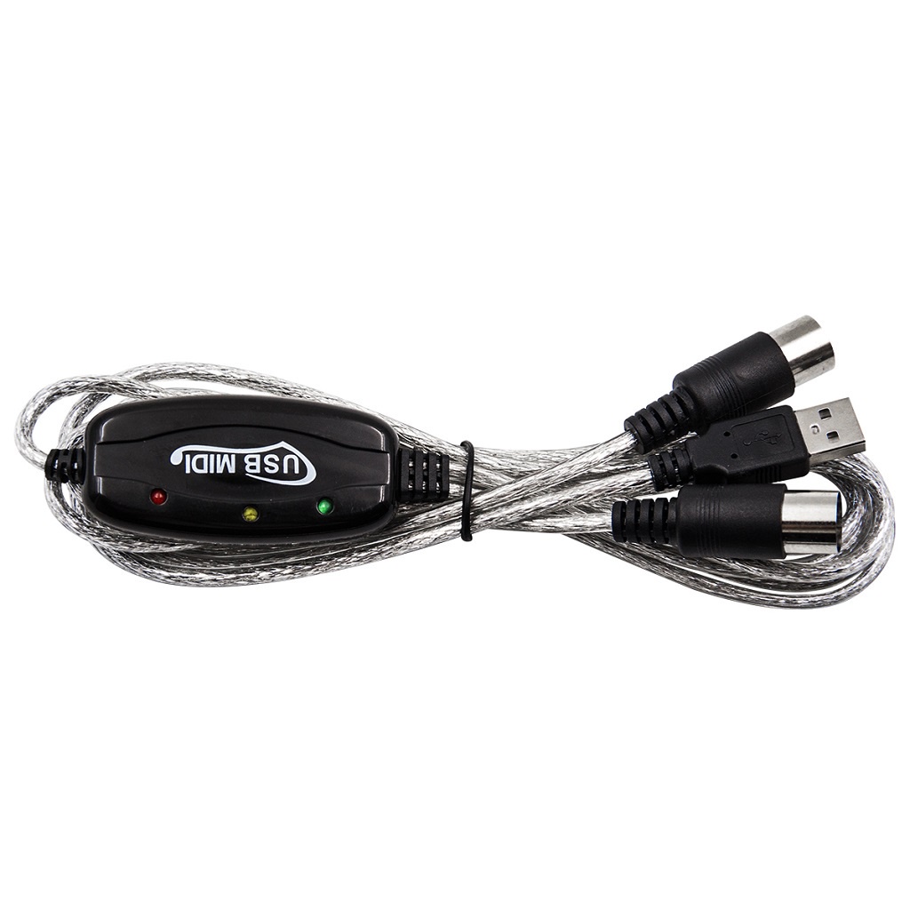 Dây Cáp Chuyển Đổi Bàn Phím Đàn piano Điện Cổng USB MIDI Với Cáp Trống Điện Tử
