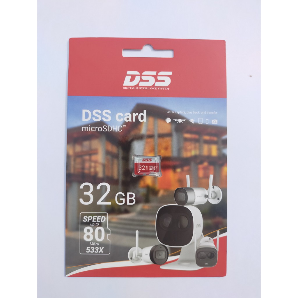 Thẻ Nhớ DSS 32gb Tốc Độ 80mp/s - Hàng Chính Hãng | BigBuy360 - bigbuy360.vn