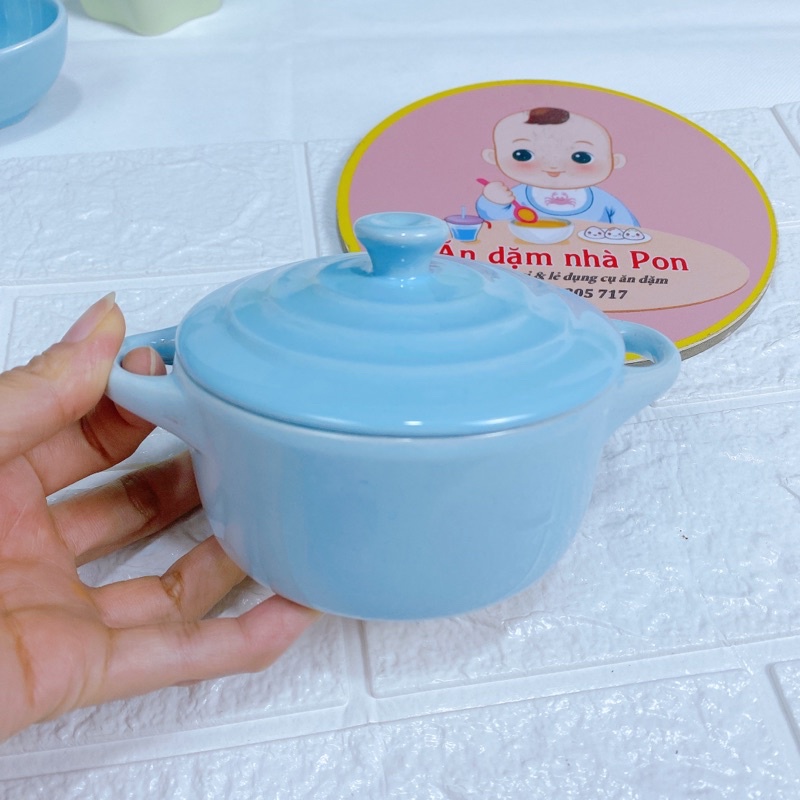 Bát ăn dặm cho bé, ăn dặm kiểu nhật,bát ăn màu xanh cho bé