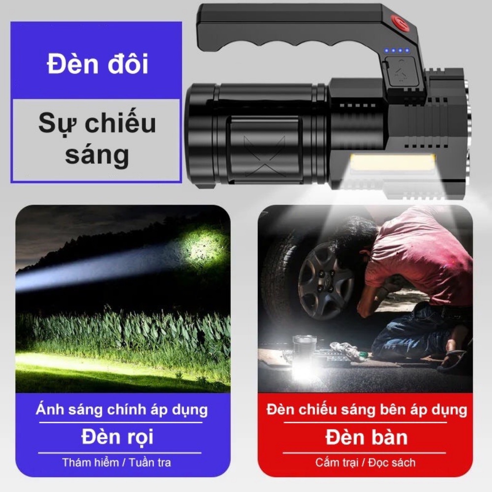 Đèn Pin Cầm Tay Siêu Sáng Tiết Kiệm Điện ĐÈN TAKA