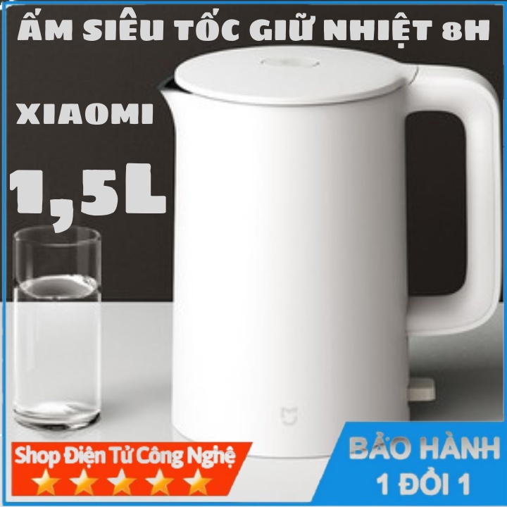 Ấm đun nước siêu tốc 1,5l Xiaomi, Sôi nhanh trong 5  phút