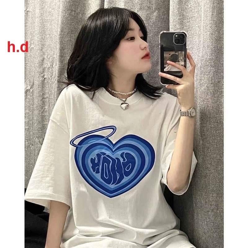 Áo phông tim xanh HD6