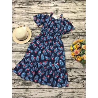 Đầm lụa eo thun M,L,XL giá 250K
