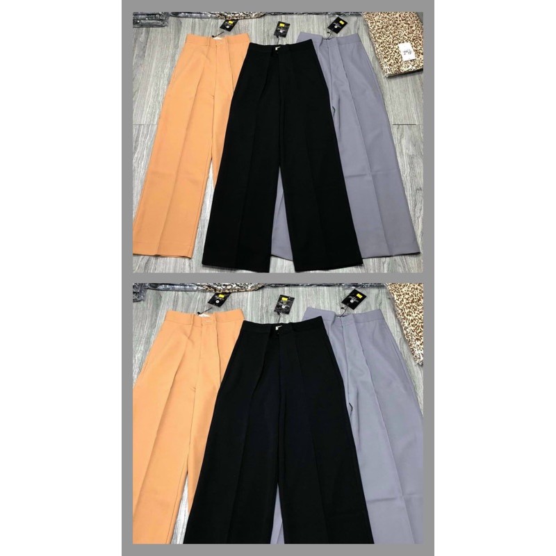 Quần Tây ống rộng suông nữ(chất tuyết mưa lên form xịn mịn đẹp tôn dáng dễ mặc cho tất cả chị em, ảnh thật 100% ) | BigBuy360 - bigbuy360.vn