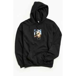 Áo hoodie dài tay tiêu chuẩn chui đầu Tupac 2Pac chính hãng 100% thời trang mùa thu